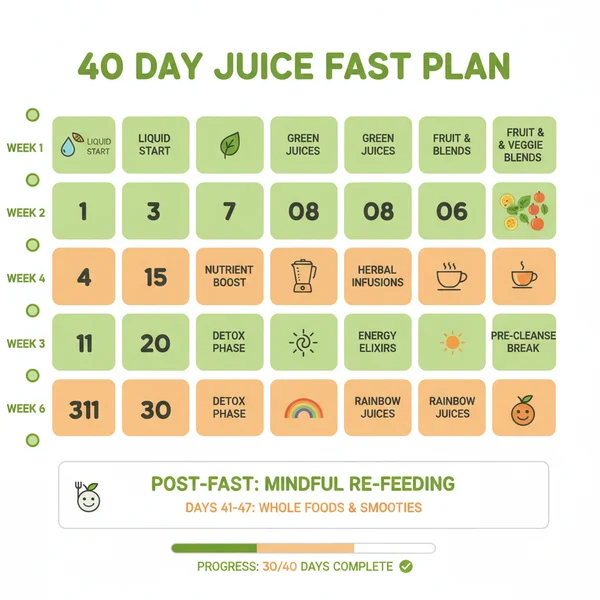 40 day juice fast - delicious homemade recipe photo