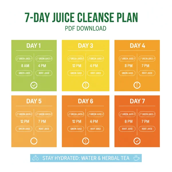 7 day juice cleanse plan pdf - delicious homemade recipe photo