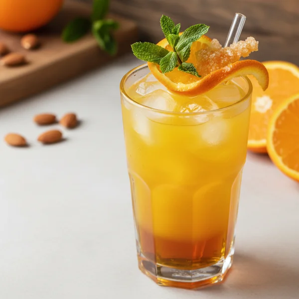 amaretto and orange juice - delicious homemade recipe photo