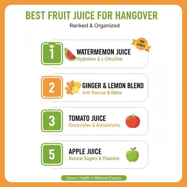 best fruit juice for hangover - delicious homemade recipe photo