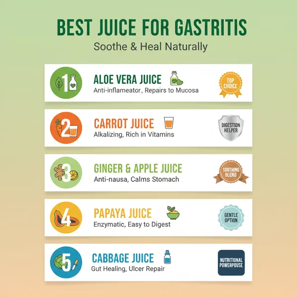 best juice for gastritis - delicious homemade recipe photo