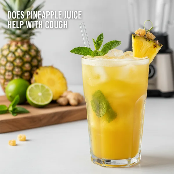 does pineapple juice help with cough - delicious homemade recipe photo