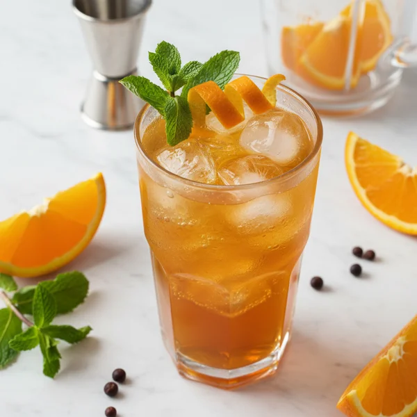 gin and orange juice - delicious homemade recipe photo