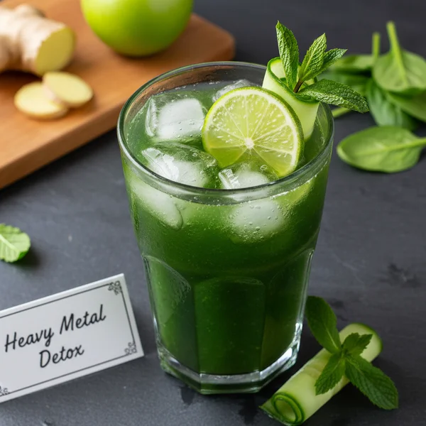 heavy metal detox juice recipe - delicious homemade recipe photo