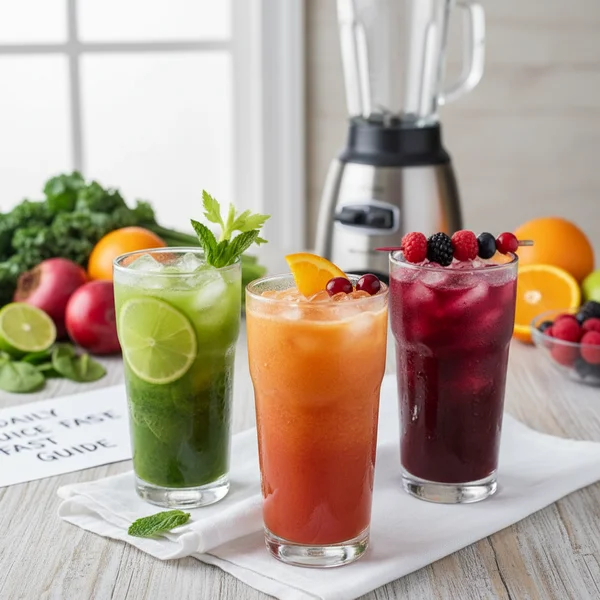 how much juice to drink on a juice fast - delicious homemade recipe photo
