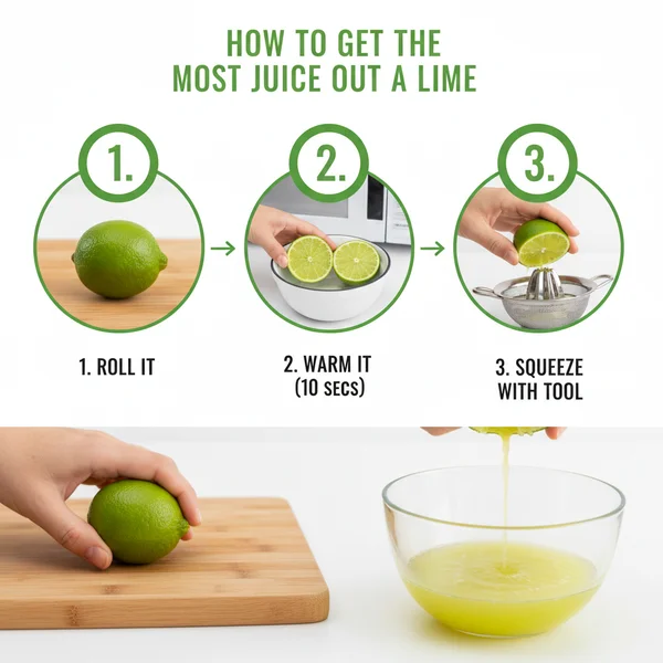 how to get the most juice out of a lime - delicious homemade recipe photo