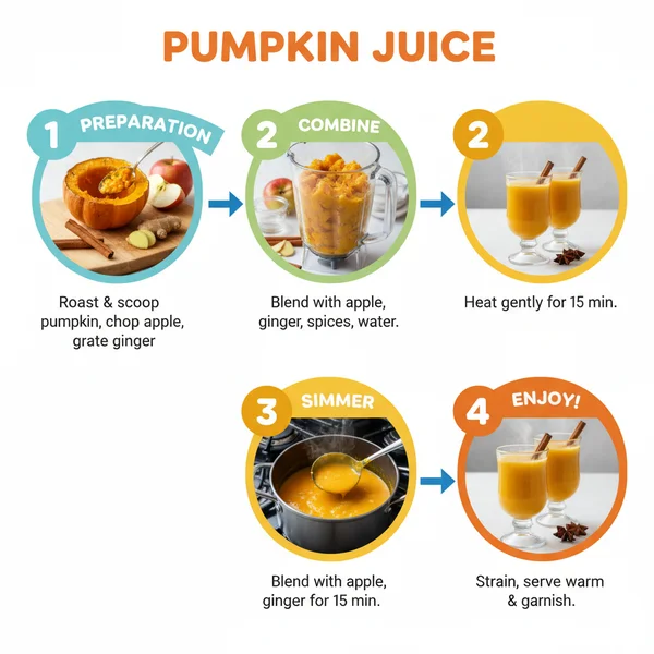 how to make pumpkin juice - delicious homemade recipe photo