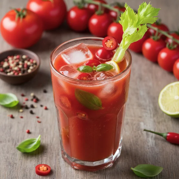spicy tomato juice recipe - delicious homemade recipe photo