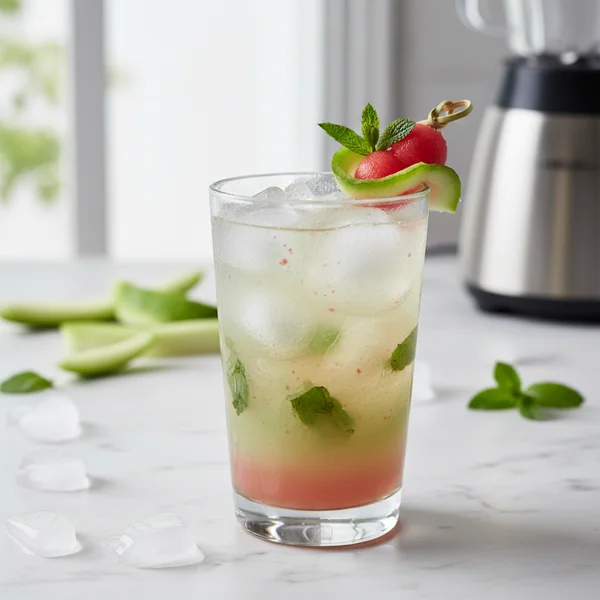 watermelon rind juice - delicious homemade recipe photo