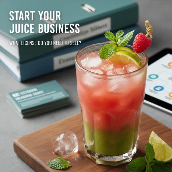 what license do you need to sell juice - delicious homemade recipe photo