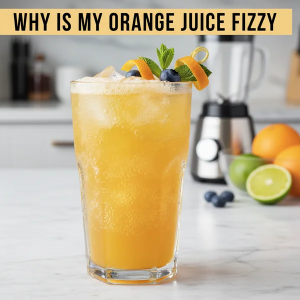 why is my orange juice fizzy - delicious homemade recipe photo