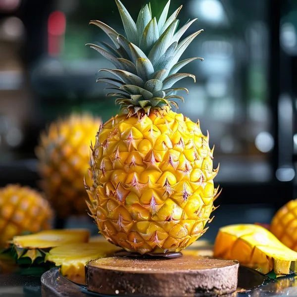 automatic pineapple cutting machine - delicious homemade recipe photo