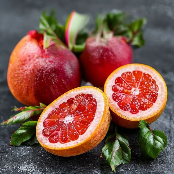 beet and grapefruit juice - delicious homemade recipe photo