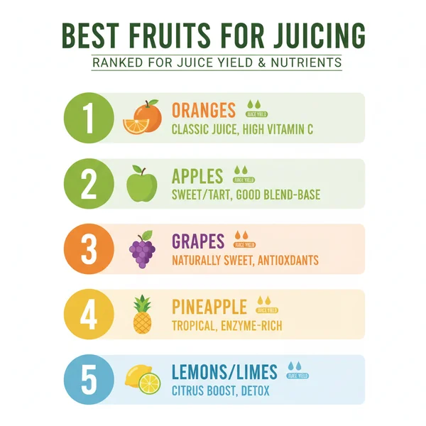 best fruits for juicing - delicious homemade recipe photo