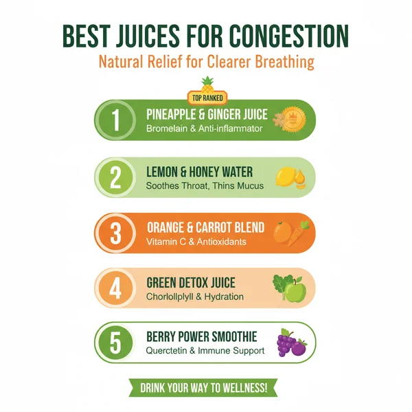 best juice for congestion - delicious homemade recipe photo