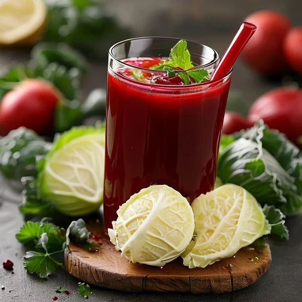 cabbage juice recipe for ulcers - delicious homemade recipe photo