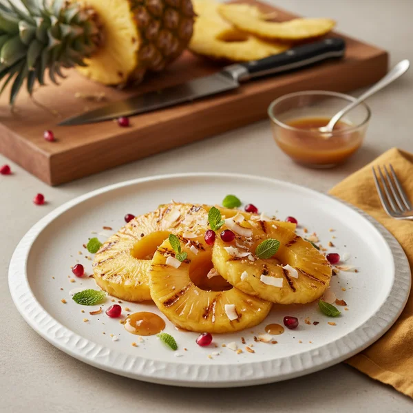 can you eat the core of a pineapple - delicious homemade recipe photo