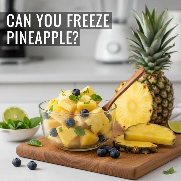can you freeze pineapple - delicious homemade recipe photo