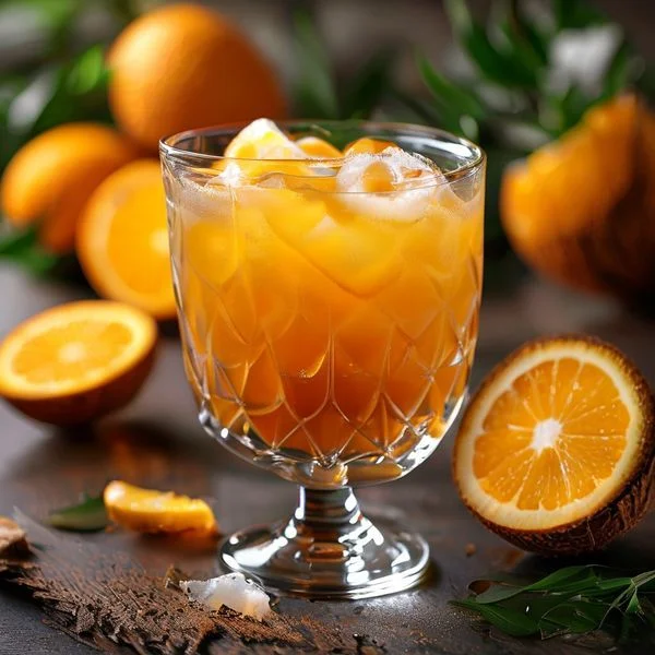 coconut rum orange juice - delicious homemade recipe photo