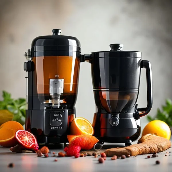 difference between cold press juicer and centrifugal - delicious homemade recipe photo