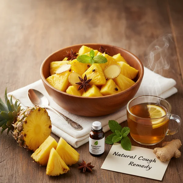 does pineapple help with cough - delicious homemade recipe photo