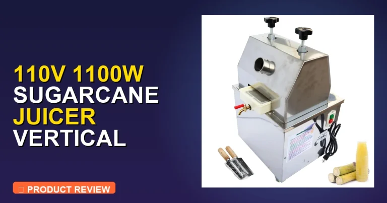 Commercial Sugar Cane Juicer: 110V 1100W Sugarcane Juicer Vertical Ele