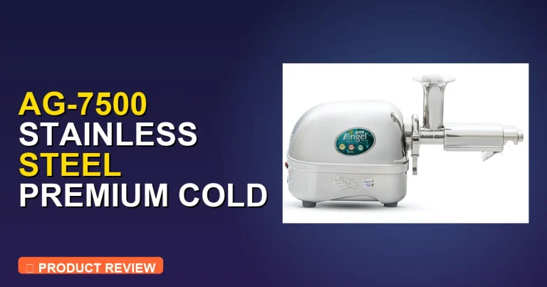 Stainless Steel Cold Press Juicer: AG Review – Pros, Cons & Verdict