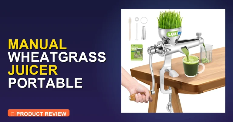 Manual Wheatgrass Juicer Portable Crank: Stainless Steel Review