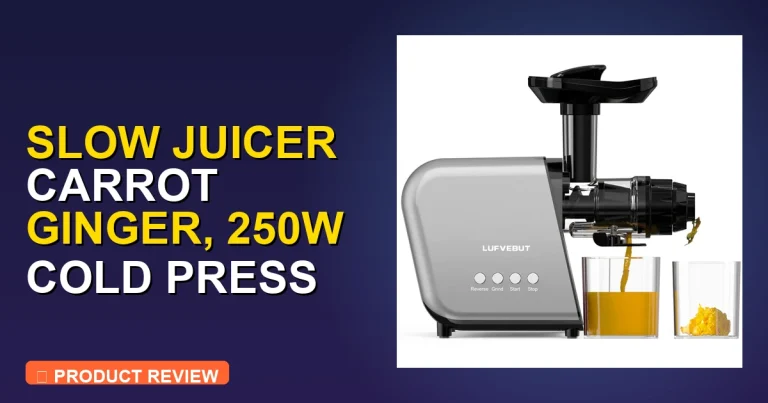 Best Juicer for Carrots: Slow Juicer Carrot Ginger Review & Verdict