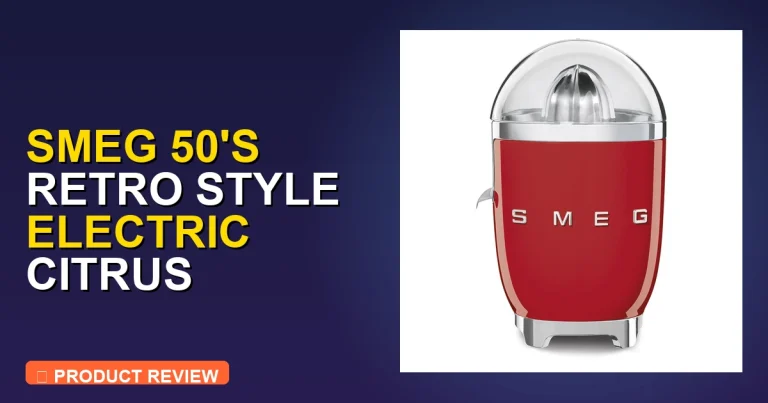 Smeg Citrus Juicer Review: SMEG 50’s Retro Style Electric Citrus Verdi