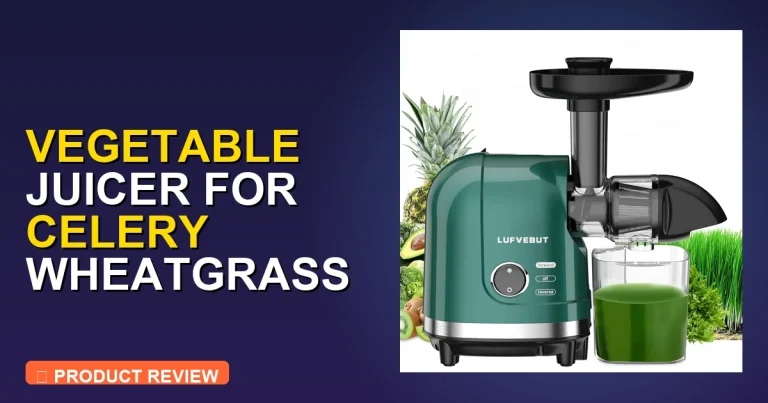 Best Cold Press Juicer for Celery: Vegetable Juicer Review & Verdict