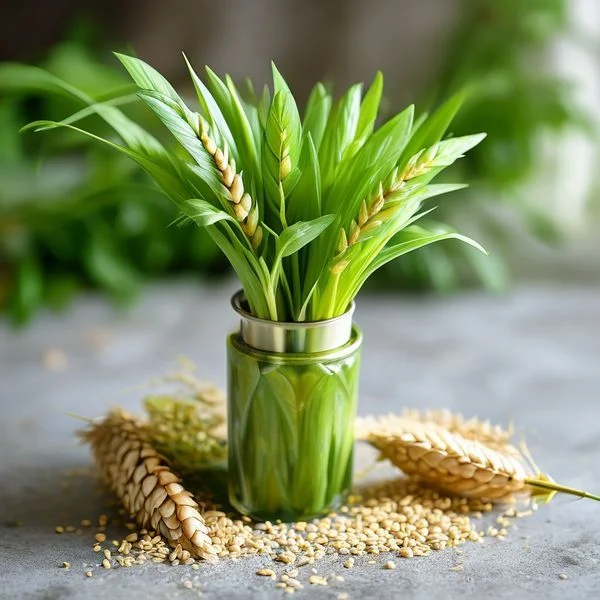 how to juice wheat grass - delicious homemade recipe photo
