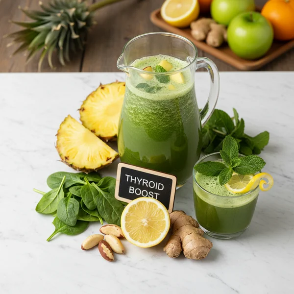 juicing for thyroid health - delicious homemade recipe photo