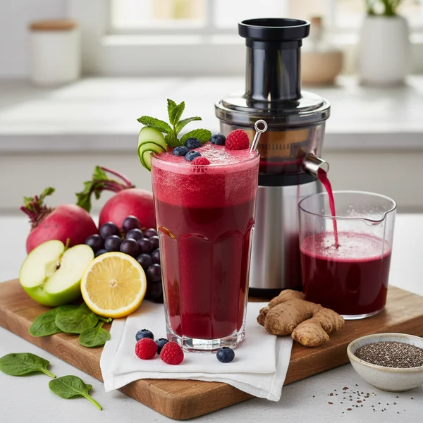 juicing to lower blood sugar - delicious homemade recipe photo