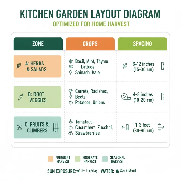 kitchen garden layout diagram - delicious homemade recipe photo