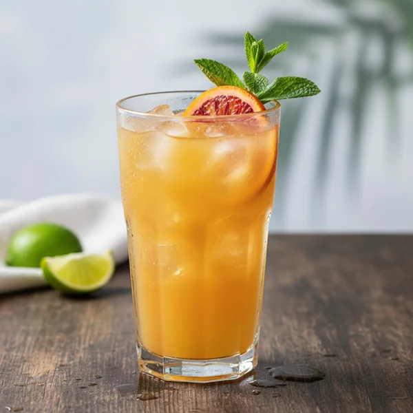 malibu and orange juice - delicious homemade recipe photo