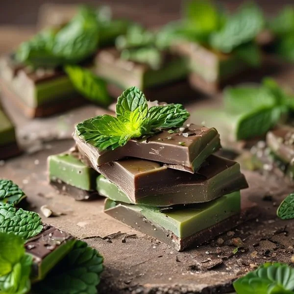 mint chocolate bars recipe - delicious homemade recipe photo