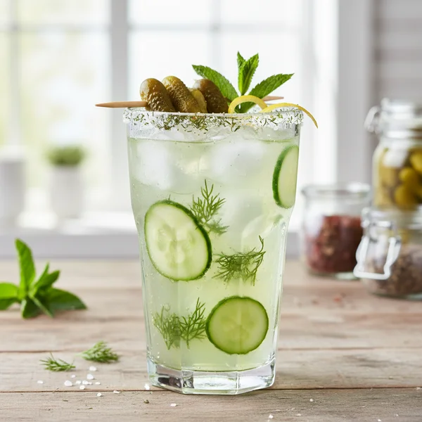 pickle juice recipe for drinking - delicious homemade recipe photo