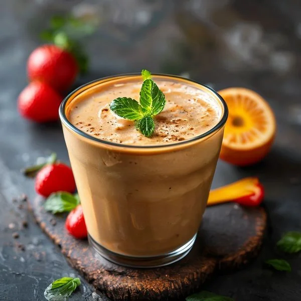post-workout smoothie - delicious homemade recipe photo