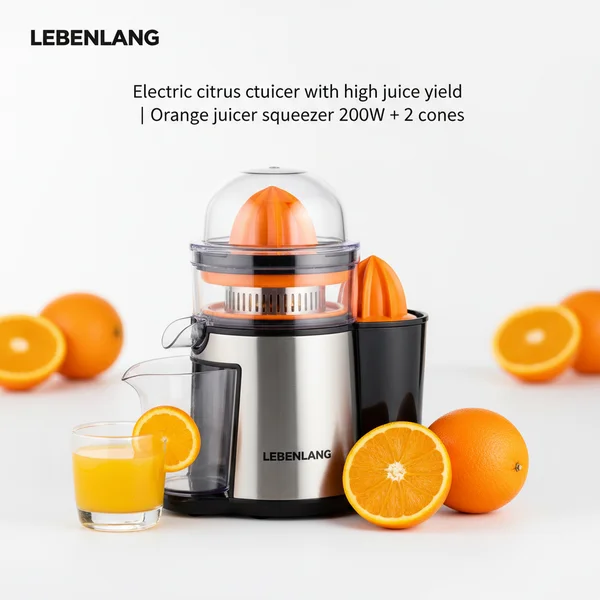 LEBENLANG Electric citrus juicer with high Review: Juicer Machine for