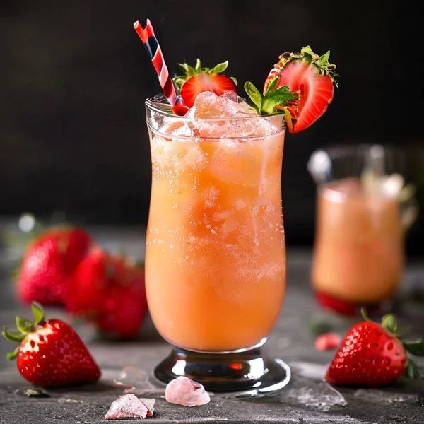 strawberry pina colada recipe - delicious homemade recipe photo