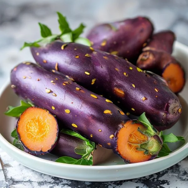 sweet potato eggplant recipe - delicious homemade recipe photo