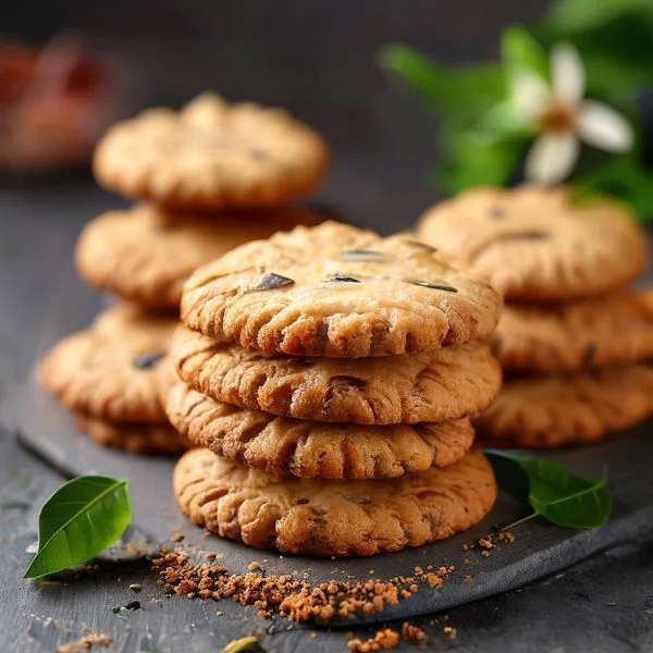 vegan anzac biscuits recipe - delicious homemade recipe photo