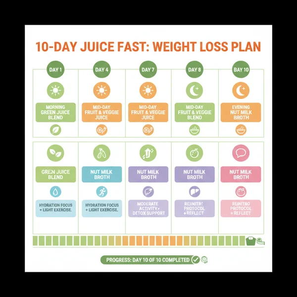 weight loss juice fast 10 days - delicious homemade recipe photo