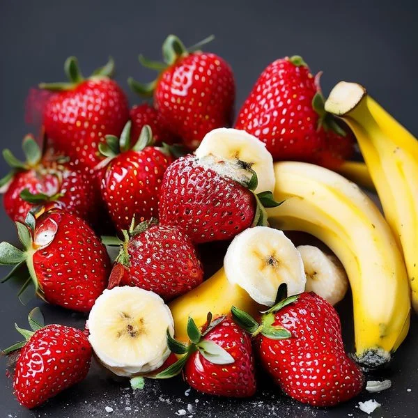 what can i make with frozen strawberries and bananas - delicious homemade recipe photo