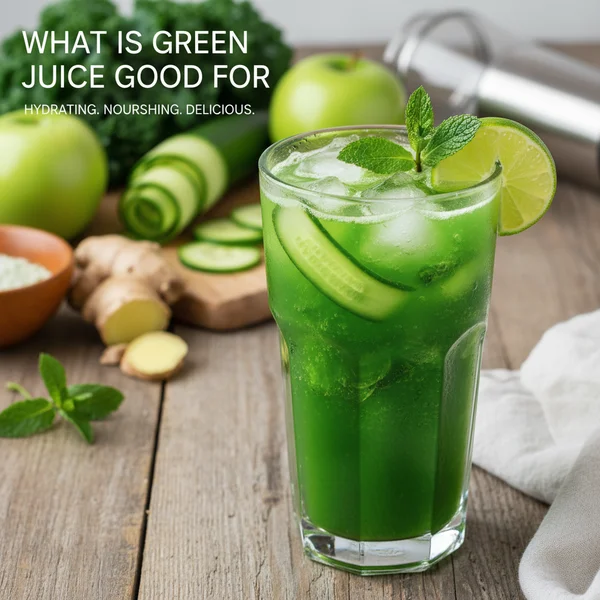what is green juice good for - delicious homemade recipe photo